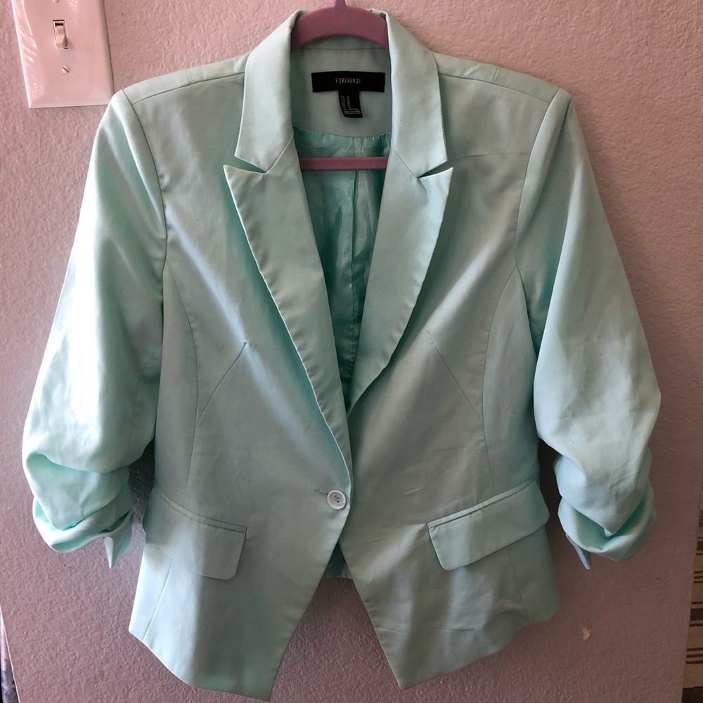 Mint blazer